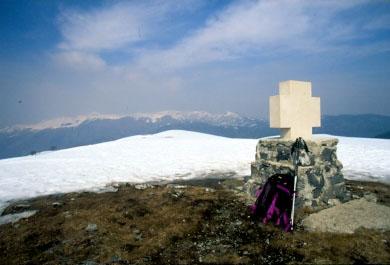 la croce della vetta