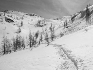 colle lac blanc da nord