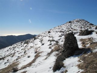 I piloni verso la Croce Alpe di Baudo