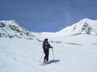  i pendii per arrivare al colle