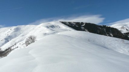 il versante nord del bric la plata