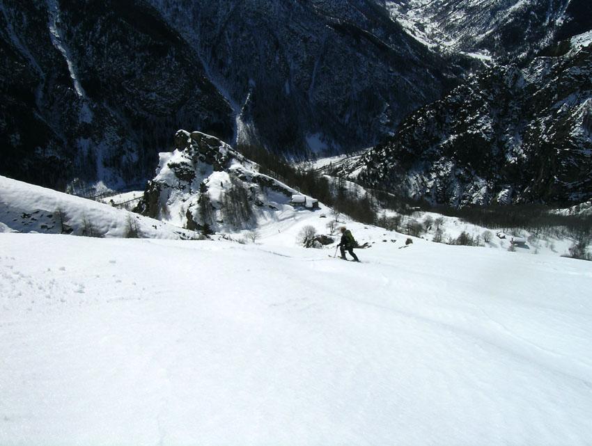 discesa su grange Passo