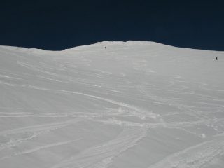Discesa dalla vetta