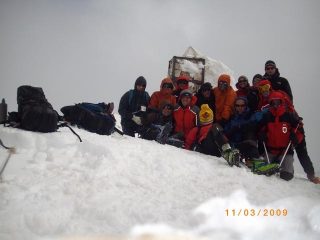 auoscatto in cima al Vihren 