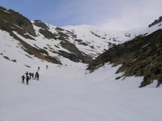 Parte alta della salita