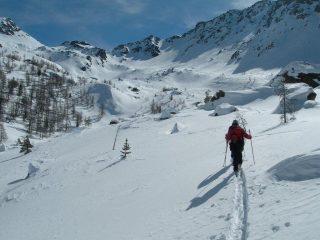 l'ampio vallone superiore