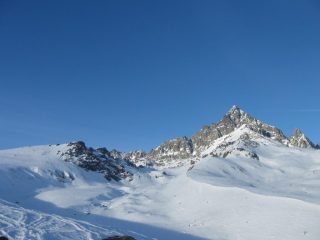Rocca Nera e Viso Mozzo in primo piano