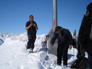 Marco e Giorgio in vetta