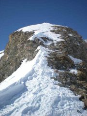 la Punta della Ciarmetta vista dalla sella