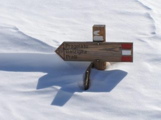 Un po' di neve al Col Lauson