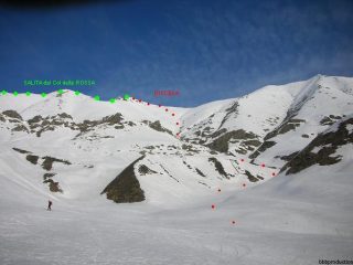 Itinerario dal piano del Selleries