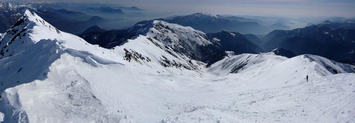 Panorama dalla cima