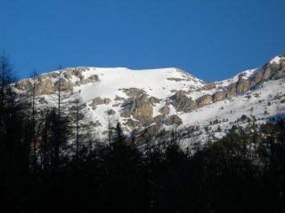 La parte alta dell'itinerario