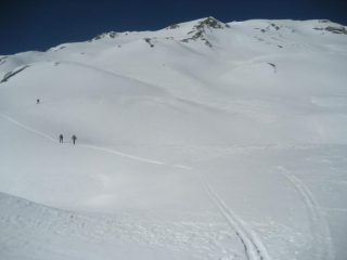in salita (seguito percorso a sx della dorsale centrale)