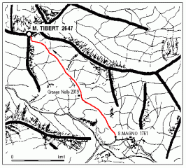 mappa itinerario