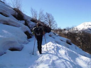In salita verso il Berchiotto