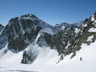 Discesa dal passo Luisas