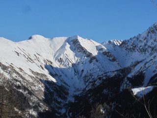 Tete de la Tronche con l'itinerario