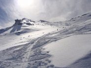 l'ultima parte della salita
