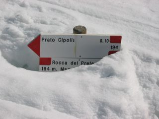 Oltre un metro ancora di neve