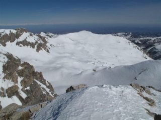 Guardando verso la Punta dello Zucco