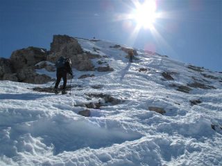 Verso la cima