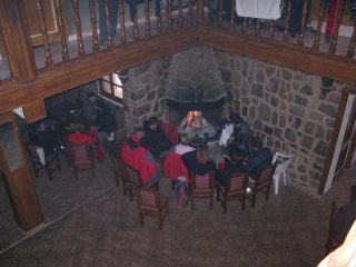 Meno male che c'è il camino brrr