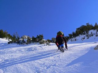 un momento della salita