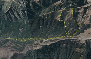 Percorso seguito (sinistra salita)