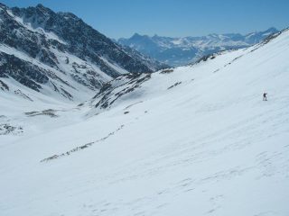 la parte alta verso il Col Molline