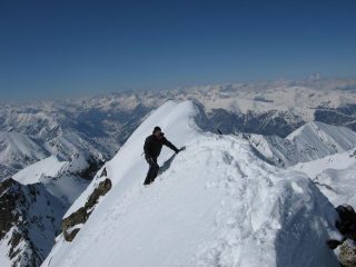 Arrivo in vetta