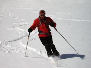 Michelino in discesa sa come si fa...