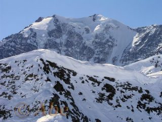 Il Fletschorn dalla vetta