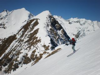 mauro sul ripido appena sotto la punta
