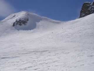 La parte finale della salita