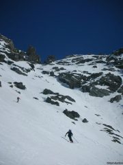 Inseguimento sui pendioni mediani