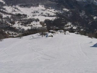 Bel pendii finali fino alla pineta...