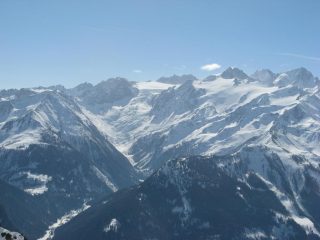 balcone su versante Trient e Bianco