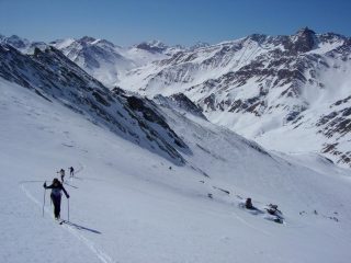 Si sale sul pendio terminale vs/il M.Fiutrusa