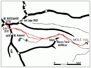 mappa itinerario