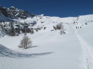 Sopra al Lago Verde, a sin il Bego, a des Le Ciappe di Fontanalba