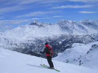 scendendo dal Sasso Nero 