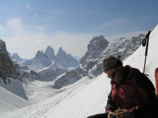 Luis in pausa e le tre cime