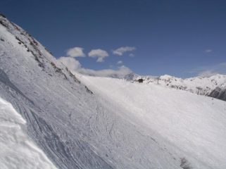 uno sguardo verso le piste da sci