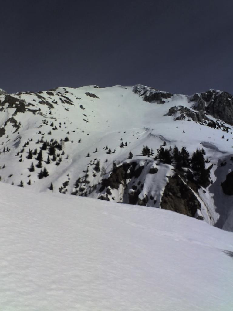 L'ampio vallone finale 