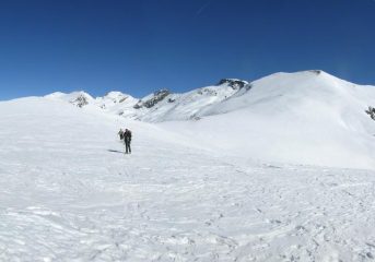 Pendio finale visto dal Monte Cappel