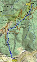 Tracciato di salita