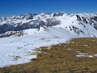 La dorsale e la Val Maira...