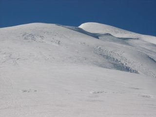 sul costone verso la vetta