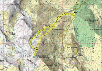 tracciato salita-discesa